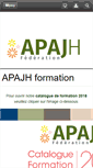 Mobile Screenshot of apajh-formation.org